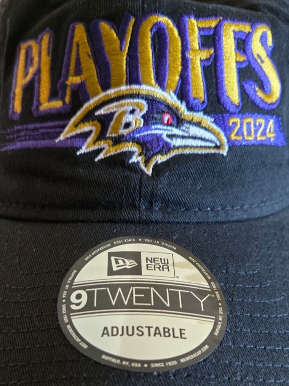 New Era 9 Twenty Baltimore Ravens Playoffs 2024 Cap